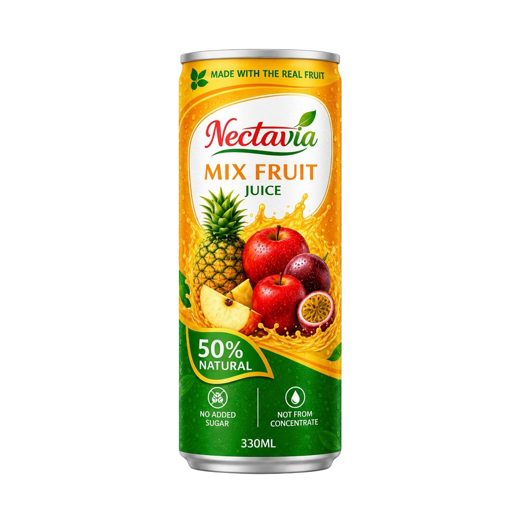 Nectavia Mix Fruit juice can